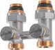Danfoss Zestaw 2-elementowy - RAE/RLV-KS 1/2 Prosty(blister) (DWZ) 2