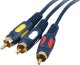 Kabel Vitalco KABEL 3XRCA - 3XRCA CHINCH 3- RCA łezka 1m fv 2