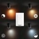 Lampa sufitowa Signify Philips Hue White Amb. Pillar Spot 1 flg. schwarz 350lm DS- 7