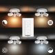 Lampa sufitowa Signify Philips Hue White Amb.Adore Spot Rondell 3flg weiß 3x350lm DS 7