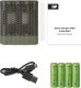 GP Ładowarka akumulatorków Ni-MH R03/R6 GP ReCyko M451 + 4 x AA/R6 GP ReCyko 2700 Series 2600mAh 2