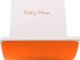 KiddyMoon KiddyMoon Deska balansująca BB-002 white/orange felt 83x29,5x1,7 Zabawka sportowa 1