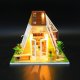 Nice Idea Składany Drewniany Model LED Peter's Dream Hut 5