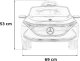 Mercedes Mercedes Benz AMG EQA dla dzieci Biały + Pilot + 5-punktowe pasy + EVA + Wyświetlacz MP3 + LED 19