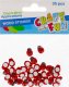 Craft with Fun Biedronki drewniane samoprzylepne 13mm 35szt 1