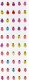 Craft with Fun OZDOBA DEK KRYSZT SPRZYL BIEDRONKI50SZT CF12/144 1