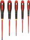 Bahco Izoliuotų atsuktuvų rinkinys ERGO™ slim 5 vnt - PZ1/2; SL3,0/4,0/5,5 - 1000V VDE 2