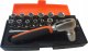Bahco Galvučių, terkšlės ir priedų rinkinukas 4-13mm, antgaliai PH,HEX,TORX 1/4" 25vnt blisteryje. Bahco 23