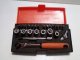Bahco Galvučių, terkšlės ir priedų rinkinukas 4-13mm, antgaliai PH,HEX,TORX 1/4" 25vnt blisteryje. Bahco 8