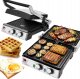 Grill elektryczny ECG ECG KG 2033 Duo Grilis & Waffle, 2000W, 4 working positions, 2 independent thermostats 10