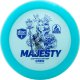 Discmania Blue Diskgolfo diskas Distance Driver MAJESTY Active Premium Niebieska 1