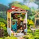 Robotime Składany Drewniany Model Puzzle 3D - Borrowed garden 4
