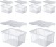 Prosperplast Zestaw pojemników NCC16 + NCC12 + pokrywy Pudełko Organizer 1