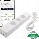 Deltaco Ilgiklis DELTACO SMART HOME 3xCEE 7/4, USB-A 2A, baltas / SH-P03USB2 4