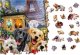 WOODEN CITY Drewniane Puzzle z figurkami  Psiaki w Paryżu rozm. M, 200 elementów 8