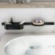 None Vonios aksesuarų rinkinys Hansgrohe WallStoris, 27966670, juoda matinė 2