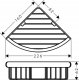 Hansgrohe Hansgrohe koszyk narożny 41710000 2