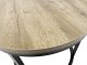 kontrast Stoliki kawowe okrągłe zestaw stolików loft fi 53x45 fi 43x35 dąb sonoma 8