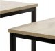 kontrast Stoliki kawowe zestaw stolików loft 50x50 , 45x45 dąb sonoma 10
