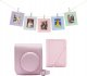 Fujifilm instax mini 12 priedų rinkinys (DĖKLAS, ALBUMAS, RĖMELIAI SU SEGTUKAIS); BLOSSOM Rožinis 1