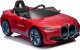 BMW Autko i4 na akumulator dla dzieci Czerwony + Wolny Start + EVA + Ekoskóra + Audio LED + Pilot 2