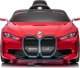 BMW Autko i4 na akumulator dla dzieci Czerwony + Wolny Start + EVA + Ekoskóra + Audio LED + Pilot 6