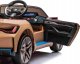BMW Autko i4 na akumulator dla dzieci Złoty + Wolny Start + EVA + Ekoskóra + Audio LED + Pilot 13