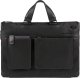 Piquadro Piquadro, Tallin, Leather, Briefcase, Document Holder, Black, 42 x 30 x 5 cm, For Men For Men 1