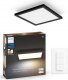 Lampa sufitowa Signify Philips Hue White Amb. Aurelle Panelleuchte 30x30 Schw inkl DS 6