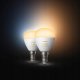 Signify Philips Hue White Amb. E14 Luster Tropfen Doppelpack 2x470lm 2