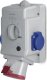 Scame Gniazdo natynkowe OPTIMA-COMBI 3P+N+E 16A + 230V z przełącznikiem L-0-P 1