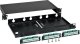 Terminal sieciowy Eaton Eaton Tripp Lite Series 36-Port LC/LC Rackmount Fiber Enclosure Feed Through Patch Panel 1U - Patch Panel - Rack montierbar - LC x 36 - Schwarz - 1U - 48.3 cm (19") 1