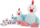 NICI NICI 47785 Maskotka przytulanka kura Chicklinde 12cm lying GREEN 2