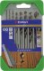 Wiertło Tivoly Medžio grąžtų rinkinys 2 - 10mm, 8 vnt, HSS, sugraduotas 1