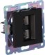 Onnline Gniazdo RJ45/RJ11, czarne, GAMA ONNLINE 2