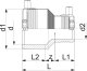 Georg Fischer Redukcja elektrooporowa DN40X32 PE100, SDR11, PN10 gaz/PN16 woda 3