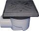 HL Wpust podwórzowy Perfekt DN110 z odejściem poziomym, ramą z żeliwa 260x260mm, kratką ściekową z żeliwa 226x226mm, klapą antyzapachową i koszem 2