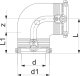Georg Fischer Kolano elektrooporowe 90ST. DN32 PE100, SDR11, PN10 gaz/PN16 woda 3