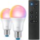 Signify WiZ White & Color 60W E27 A60 Standardform 2er +Remote Control 11