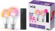 Signify WiZ White & Color 60W E27 A60 Standardform 2er +Remote Control 4