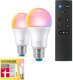 Signify WiZ White & Color 60W E27 A60 Standardform 2er +Remote Control 5