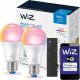 Signify WiZ White & Color 60W E27 A60 Standardform 2er +Remote Control 7