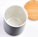 Zeller Ceramiczny pojemnik ANTHRACITE z bambusową pokrywką, 650 ml, ZELLER 3