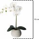 Atmosphera Kompozycja kwiatowa „Cementowy dotyk”- storczyk z ceramiczną doniczką, wysokość 50cm 4