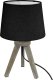 Lampa stołowa Atmosphera Lampa stołowa MINI NOIR, drewniane nóżki, 30 cm 1
