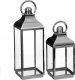Atmosphera Lampion dekoracyjny szklany INOX, 3 sztuki w komplecie 5
