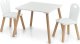 Zeller Zestaw mebelków dla dzieci Scandi, 2 krzesła + stolik,meble dla dzieci 9