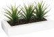 Atmosphera Sztuczna roślina, 3 x aloes w białej donicy, 31 cm 1