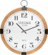 Atmosphera Cichy zegar ścienny Vintage, zegar do kuchni, salonu, czytelny, Ø 38 cm 1