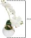 Atmosphera Biała orchidea sztuczna w donicy, 25 cm 1